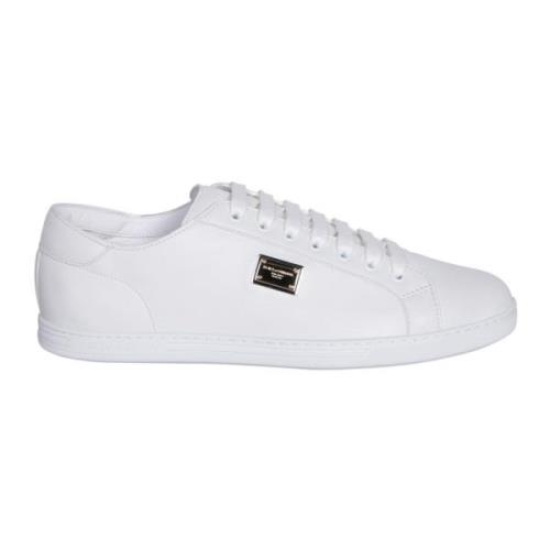 Dolce & Gabbana Vita Sneakers för Modemedvetna Män White, Herr