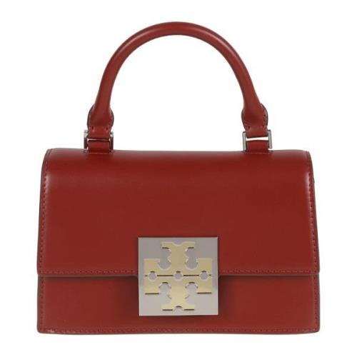 Tory Burch Colorblock Mini Top-Handle Väska Red, Dam