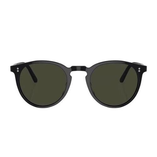 Oliver Peoples Unisex OMalley Sun Polariserade Solglasögon Black, Unis...