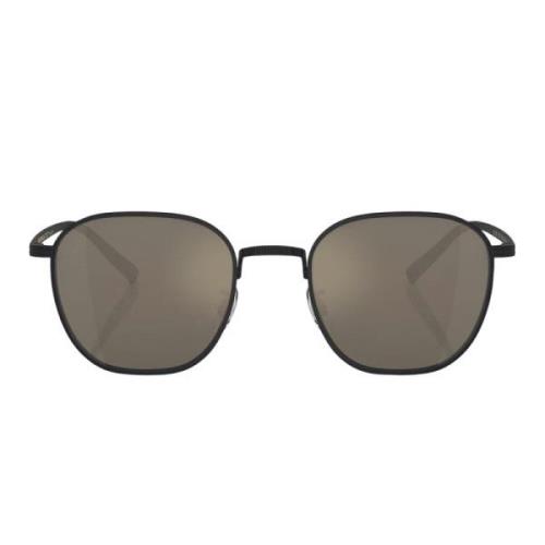 Oliver Peoples Unisex Rynn Solglasögon med Art Déco Design Black, Unis...