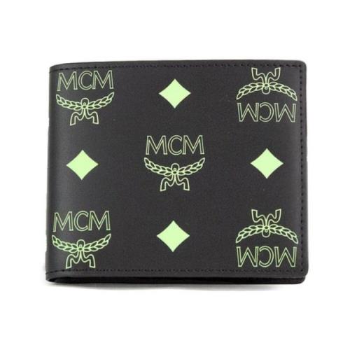 MCM Visetos Monogram Plånbok Black, Herr