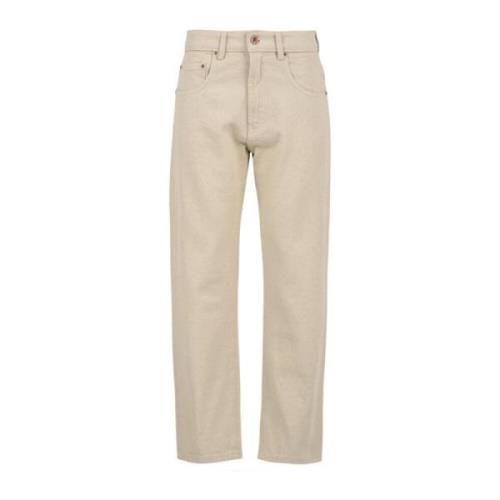 Aspesi Denim Bomullsbyxor Yellow, Dam