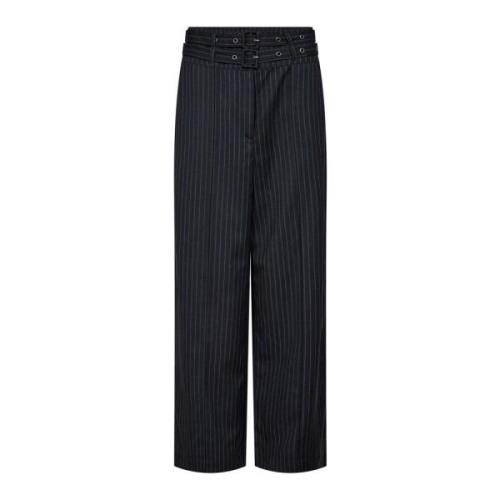 Co'Couture Bluecc Pin Pant Byxor Navy Blue, Dam