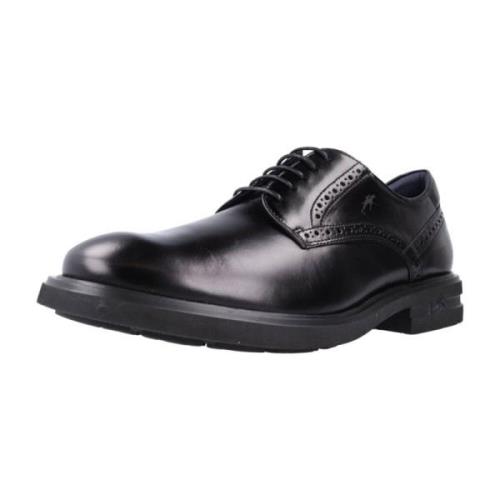 Fluchos Business Shoes Black, Herr