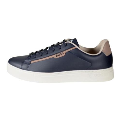 Hugo Boss Mörkblå Rhys Tenn Sneakers Blue, Herr