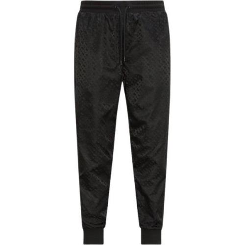 Hugo Boss Svarta Joggingbyxor Black, Herr