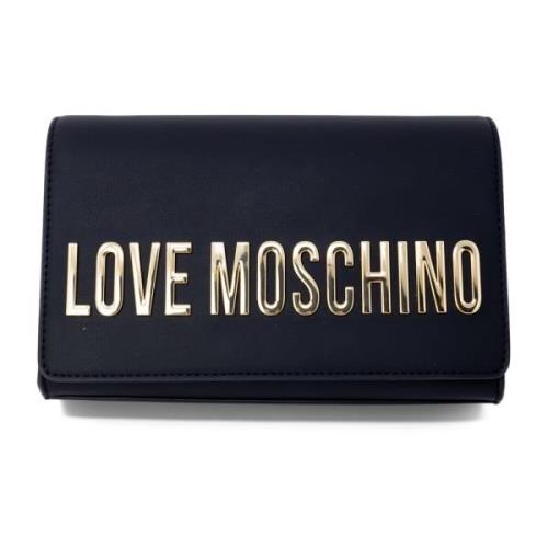 Love Moschino Dam Vår/Sommar PU Väska Black, Dam