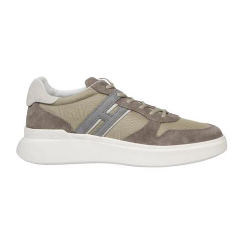 Hogan Höj din sneaker-spel med H580 Slash Sneakers Beige, Herr