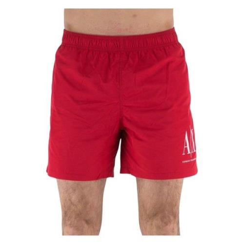 Armani Exchange Casual Shorts Red, Herr