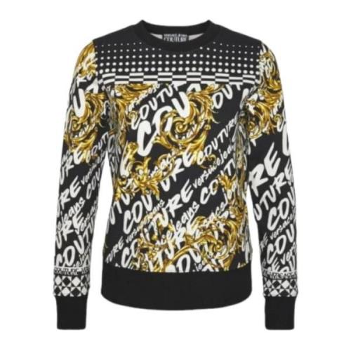 Versace Jeans Couture Sweatshirts Hoodies Black, Dam