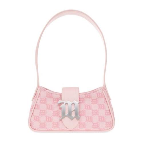 Misbhv Monogram Liten axelväska Pink, Dam