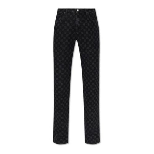 Misbhv Monogram jeans Black, Dam