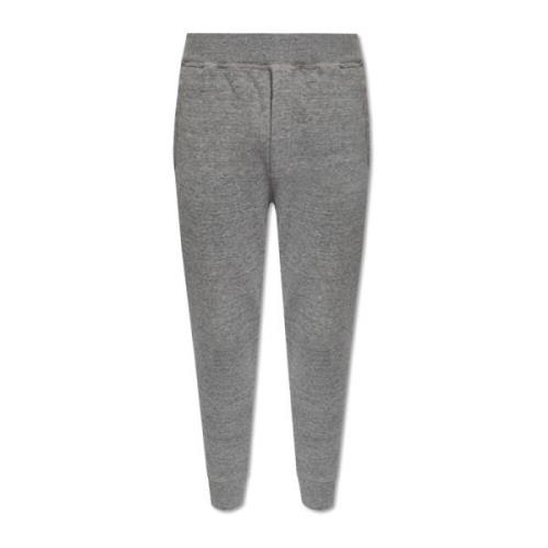 Dsquared2 Sweatpants med logotyp Gray, Herr