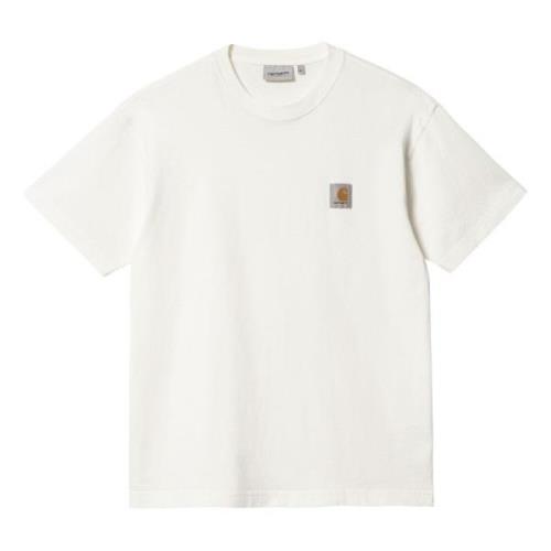 Carhartt Wip Herr Nelson T-shirt - Komfort och Stil Beige, Herr