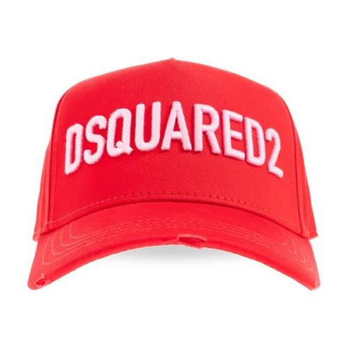 Dsquared2 Baseballkeps Red, Herr