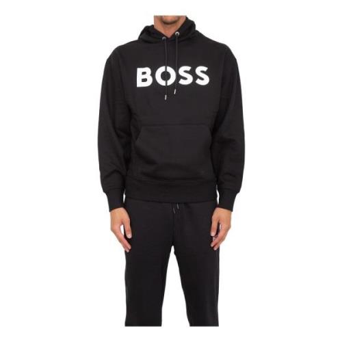 Hugo Boss Nero Jersey Hoodie Black, Herr