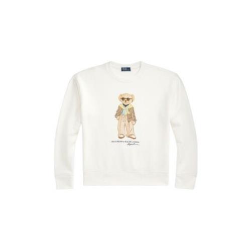 Polo Ralph Lauren Polo Ralph Lauren Teddy Bear Sweatshirt White, Dam