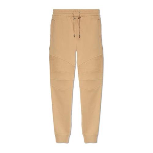 Balmain Bomullstrousers Beige, Herr