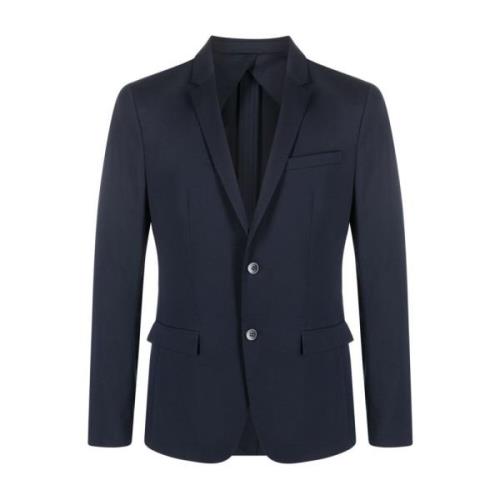 Calvin Klein Marinblå Enradig Blazer Blue, Herr