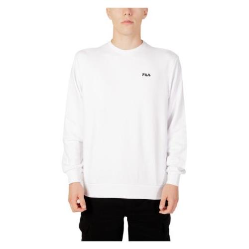 Fila Herr Crew Sweatshirt White, Herr