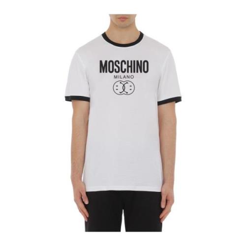 Moschino Vita T-shirts och Polos White, Herr