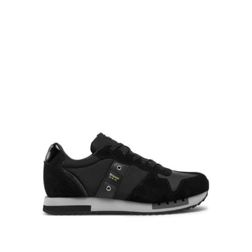 Blauer Svarta Sneakers Black, Herr