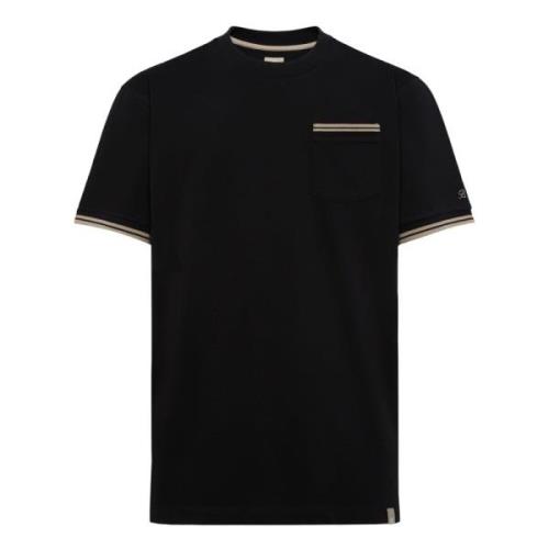 Boggi Milano Ekologisk bomullsblandad T-shirt Black, Herr