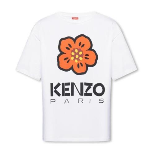 Kenzo Bomull T-shirt White, Herr