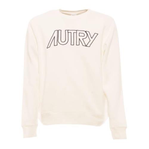 Autry Vit Sweatshirt för Män White, Herr