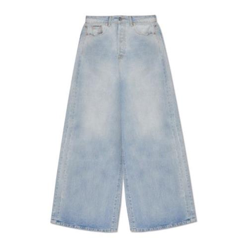 Vetements Jeans med vida ben Blue, Dam