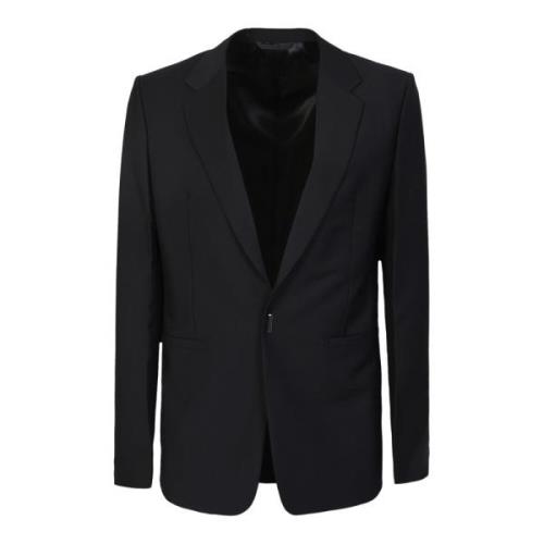 Givenchy Klassisk Svart Blazer med Modern Twist Black, Herr