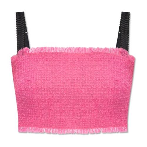 Dolce & Gabbana Tweed tanktop Pink, Dam