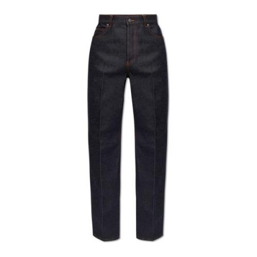 Salvatore Ferragamo Jeans med logotyp Blue, Herr