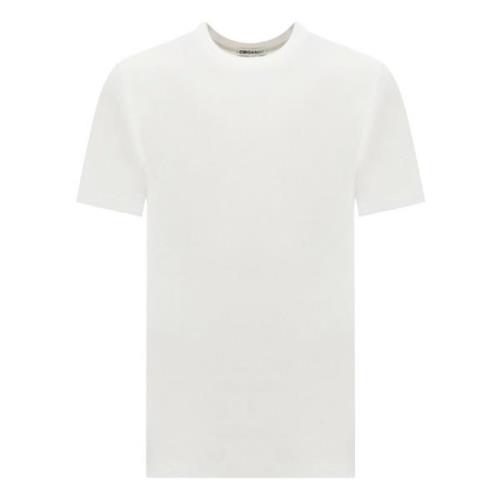 Maison Margiela Ekologiska bomull T-shirts och Polos White, Herr