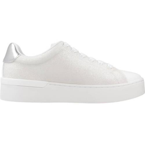 Liu Jo Silver Glam Sneakers White, Dam