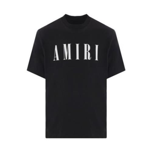Amiri Svarta T-shirts och Polos Black, Herr