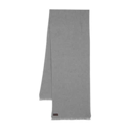 Canali Italiensk Yllescarf Gray, Herr