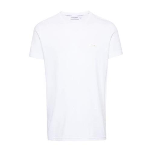 Calvin Klein Vita T-shirts och Polos White, Herr