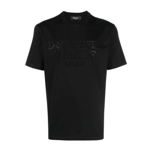 Dsquared2 Avslappnad Uppgradering T-shirt Black, Herr
