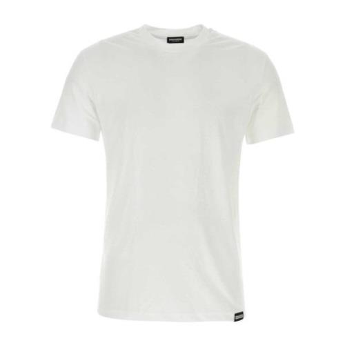 Dsquared2 Vitt bomull T-shirt set White, Herr