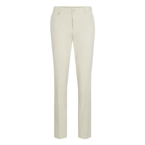 Hugo Boss Cropped Trousers Beige, Herr