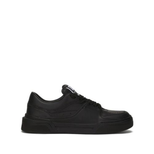 Dolce & Gabbana Svarta låga sneakers från Dolce & Gabbana Black, Herr