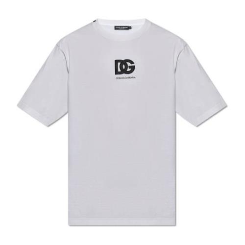 Dolce & Gabbana T-shirt med logotyp White, Herr