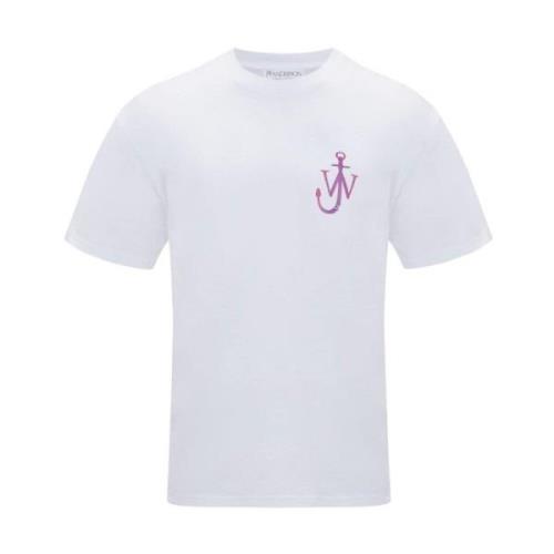 JW Anderson Naturally Sweet Bomull T-Shirt White, Herr