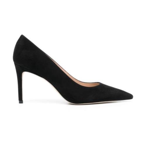 Stuart Weitzman Svarta Pumps för Kvinnor Black, Dam