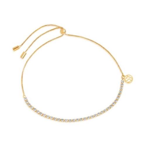 Sif Jakobs Jewellery Guldpläterat Tennisarmband med Zirkoner Yellow, D...