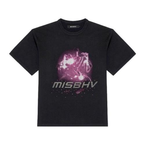 Misbhv Svart Grafiskt Tryck T-Shirt Black, Herr