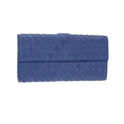 Bottega Veneta Vintage Pre-owned Läder plnbcker Blue, Dam