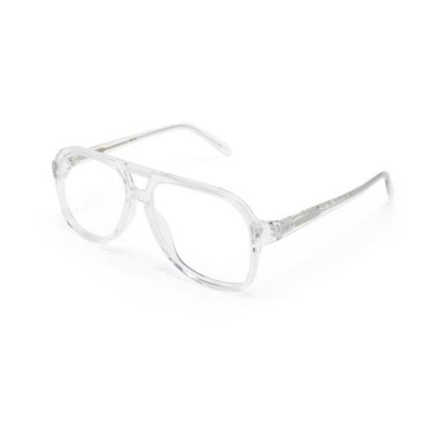 Moscot Sheister OPT Crystal Optical Frame White, Unisex