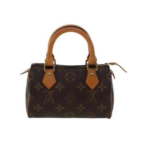 Louis Vuitton Vintage Pre-owned Canvas handvskor Brown, Dam